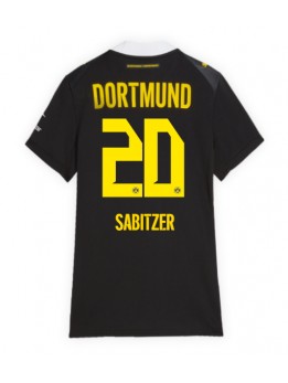 Ženski Nogometna dresi replika Borussia Dortmund Marcel Sabitzer #20 Gostujoči 2026-27 Kratek rokav Ženski Nogometna dresi replika Borussia Dortmund Marcel Sabitzer #20 Gostujoči 2026-27 Kratek rokav